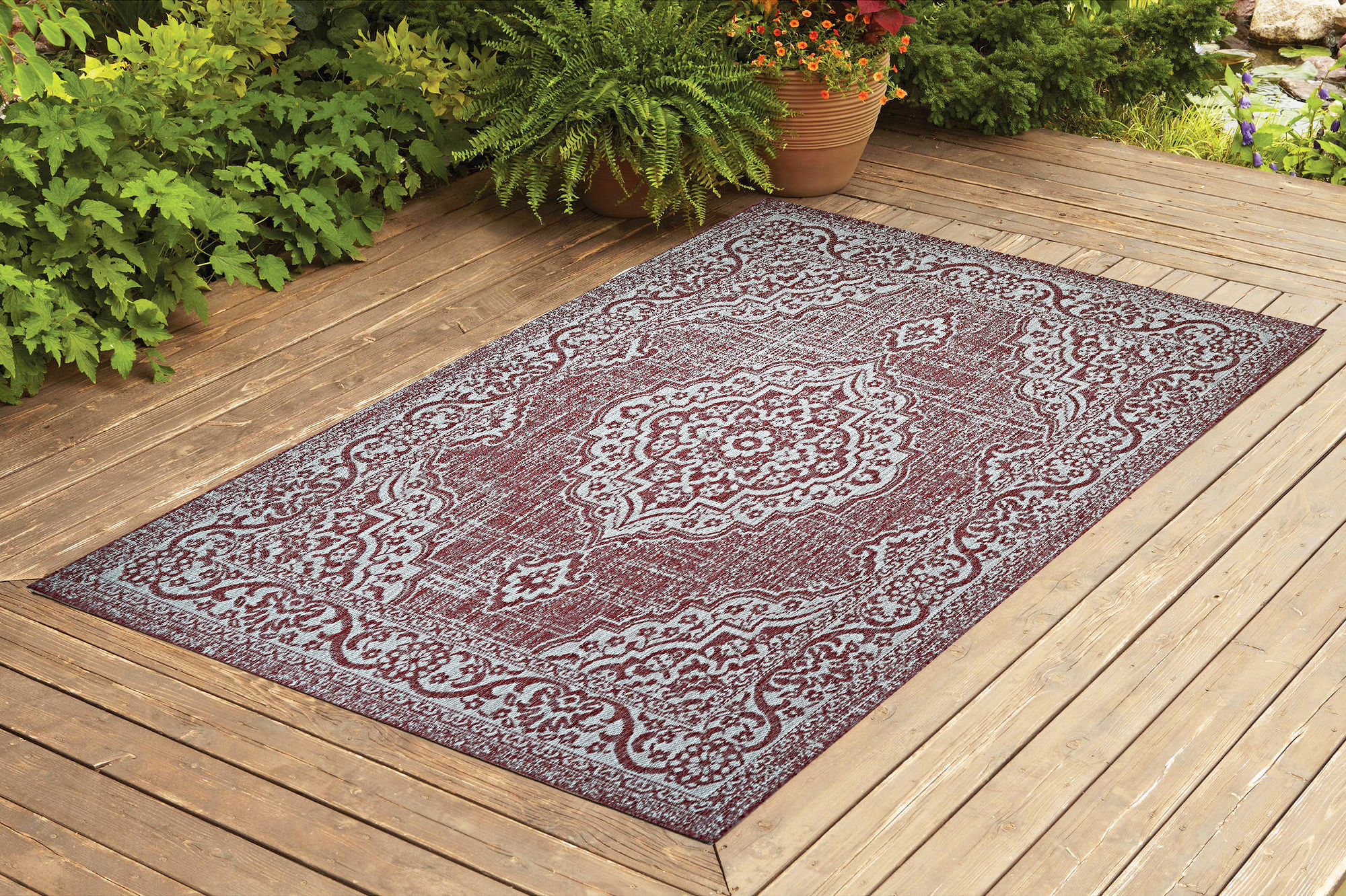 Contemporary Indoor/Outdoor Sisal Area Rug Palace Collection