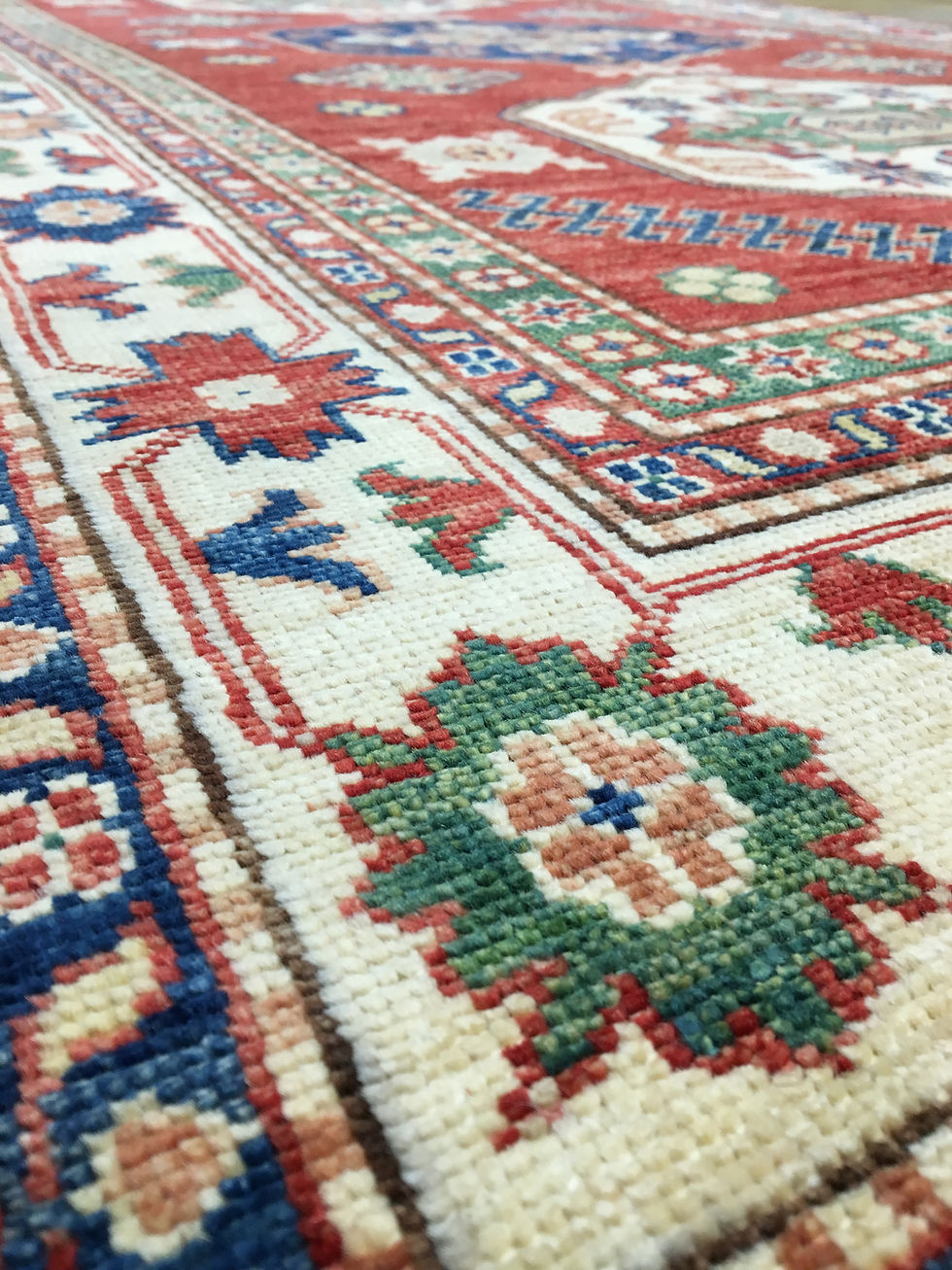 Thumbnail: 1051 KAZAK 4' 4" X  7' 1" Wool