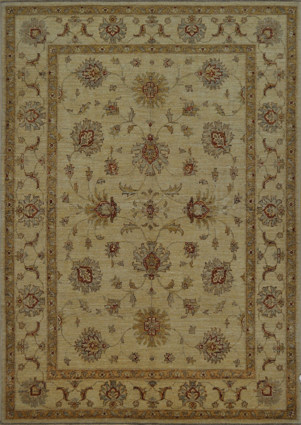 223 OUSHAK 4' 11" X  7' 0" Wool