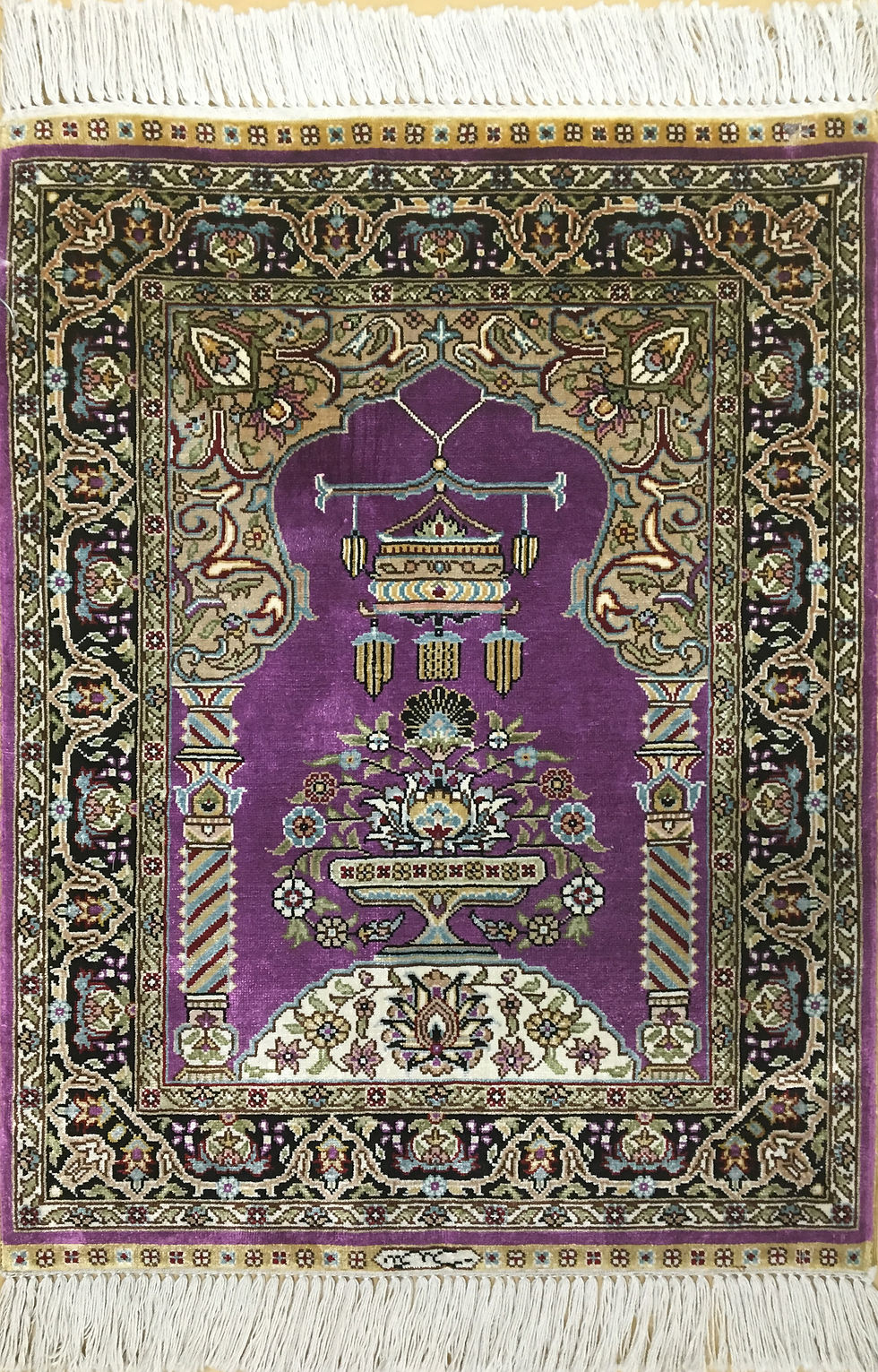 Thumbnail: 5393 Cezaevi 1' 7" X  2' 0" Artificial Silk