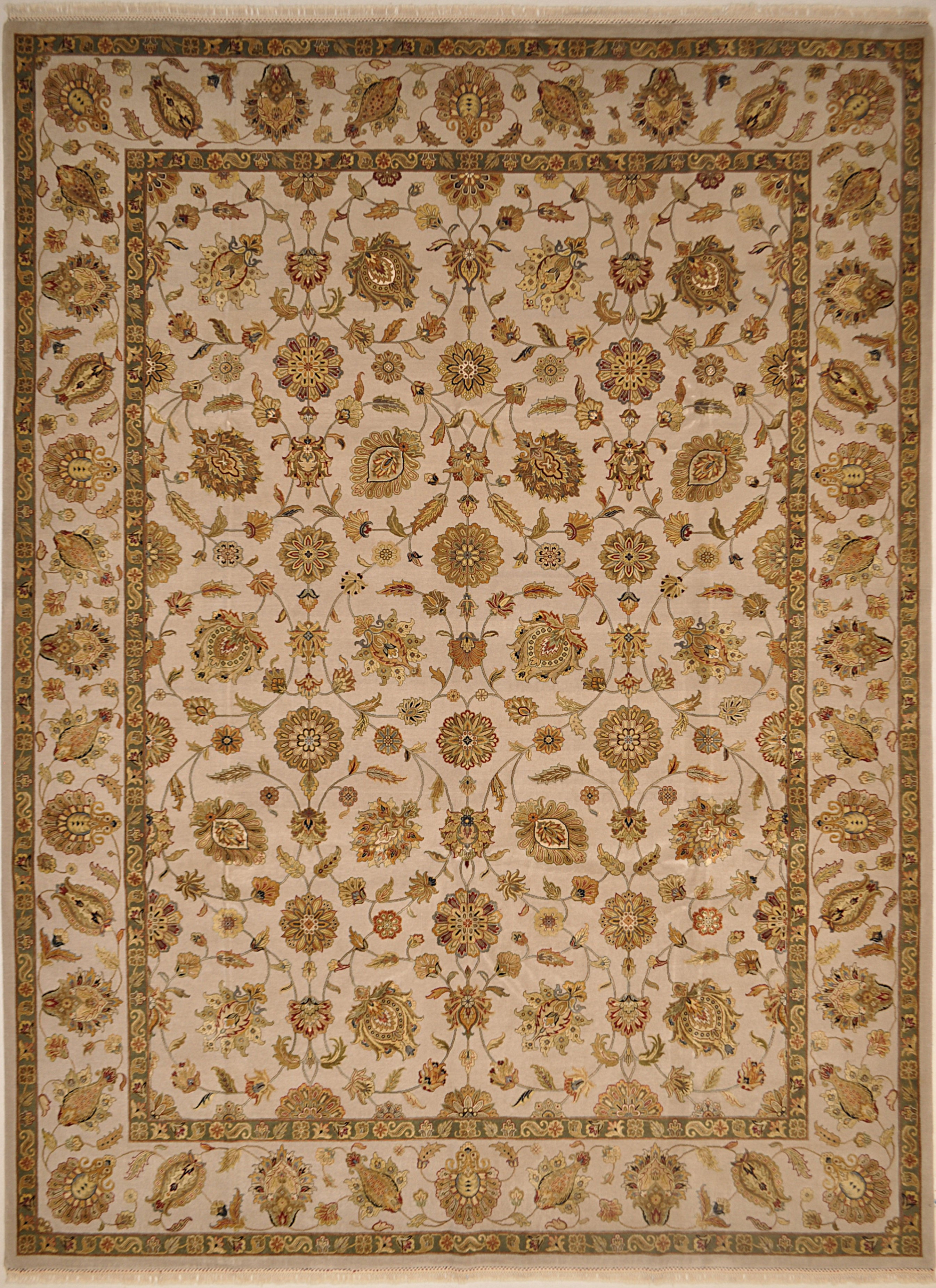 4145 AURORA 9' 1" X 12' 2" Wool & Silk