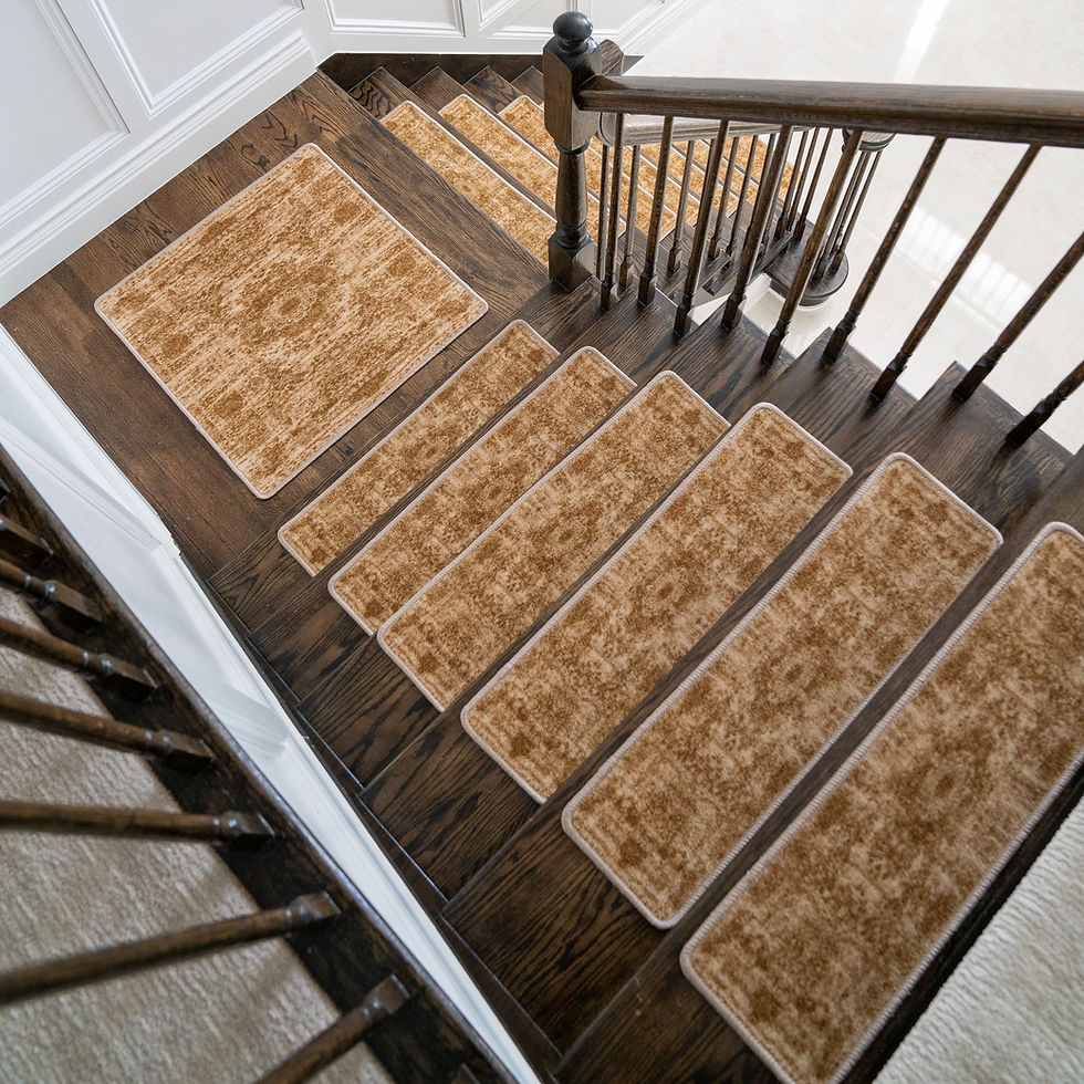 Thumbnail: Stair Treads,  Latex Non Slip, Printed, 30 pcs (9"x32")