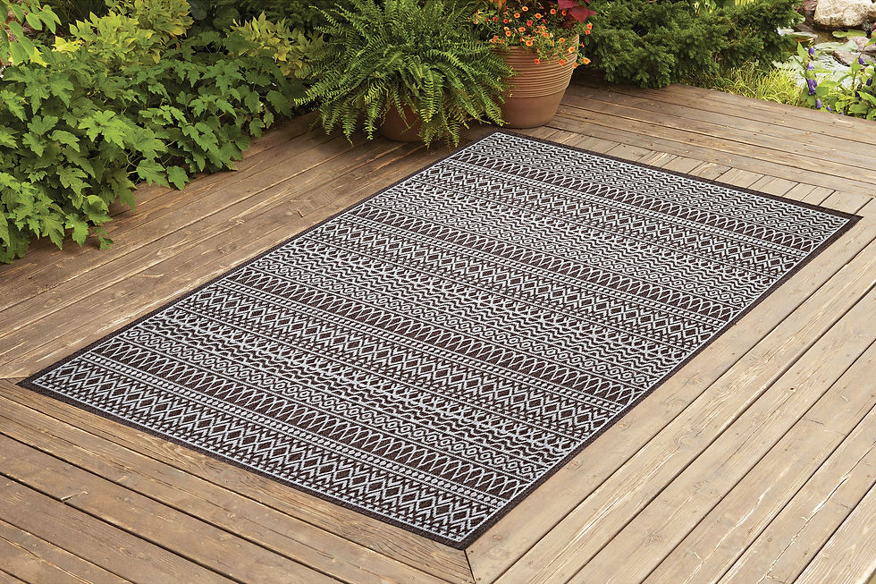 Contemporary Indoor/Outdoor Sisal Area Rug Restoration Collection