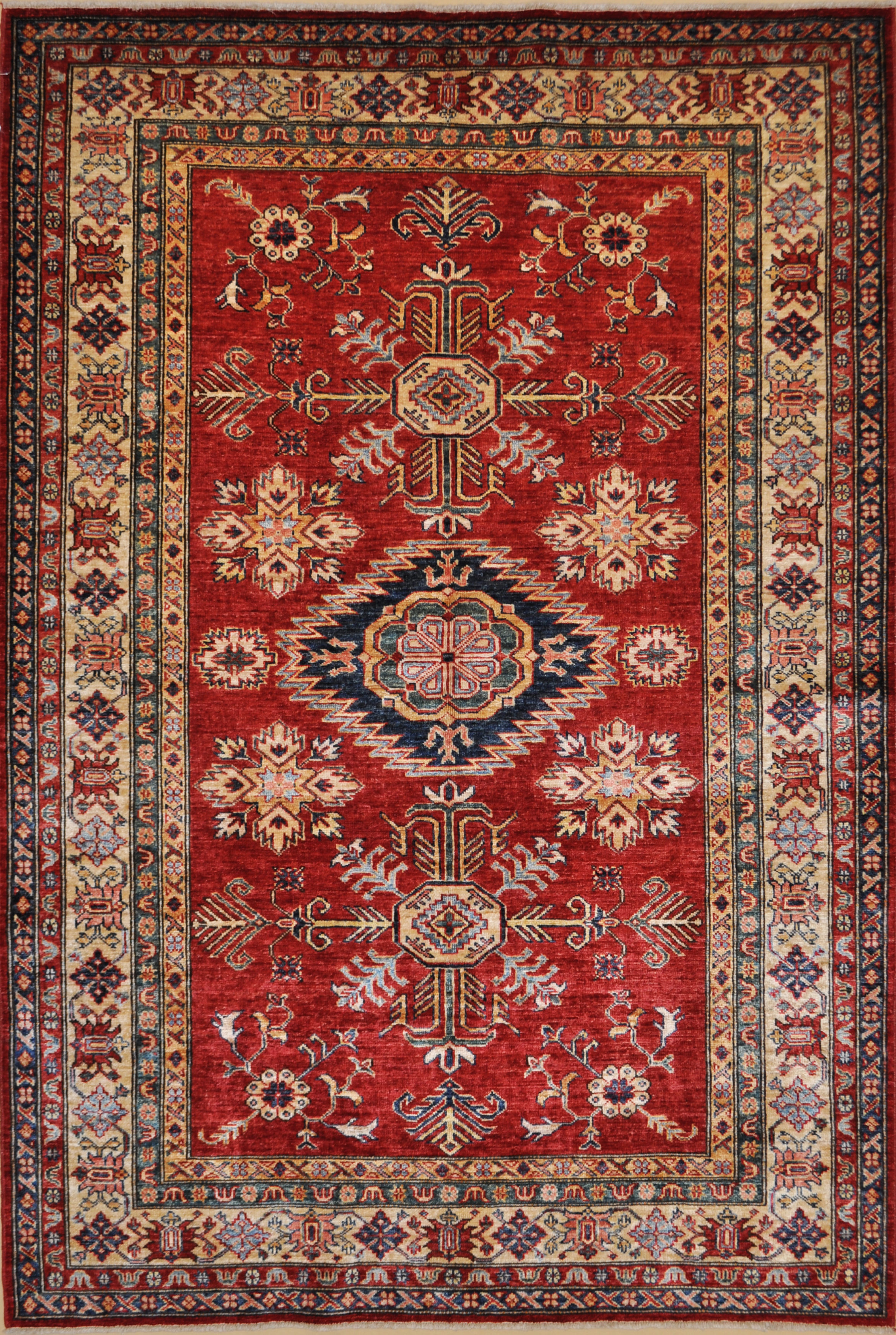 1506 KAZAK 4' 10" X 7' 1" Wool
