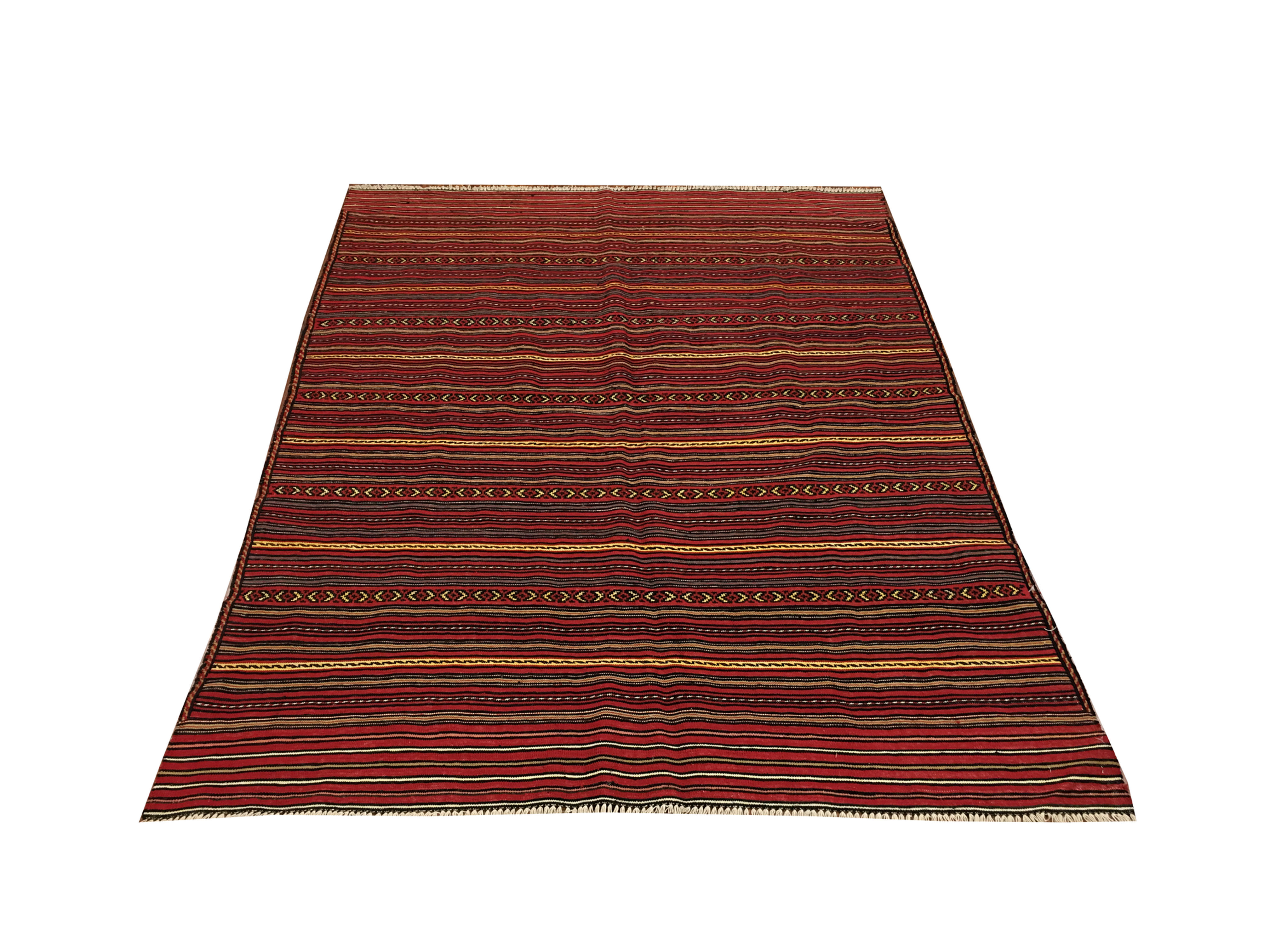 10568 Kilim 4' 7" X  5' 9" Wool Pakistani Area Rug