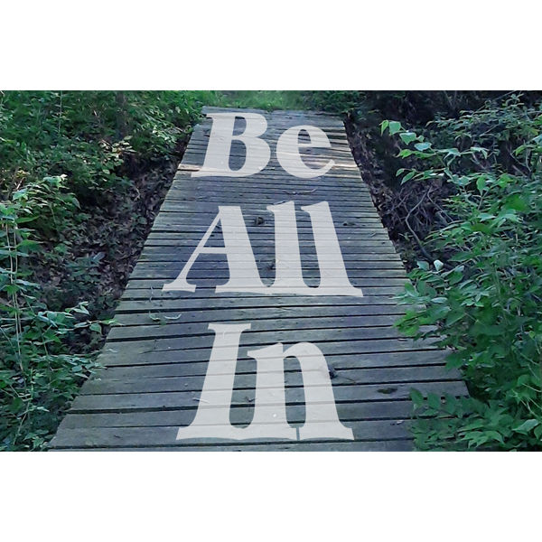 Be All In landscape 40 x 30