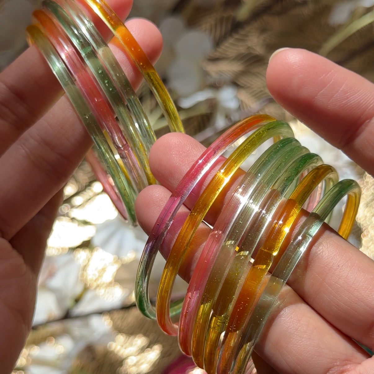 Multi jelly bangles (12 bangles )