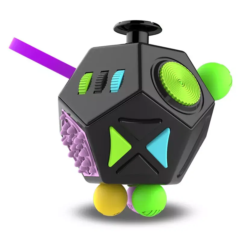 Thumbnail: Fidget Cube Toy,EDC Fidgeting Anti Stress Relief Toys,Anxiety Antistress