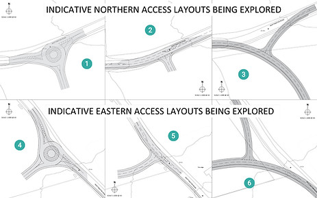 Proposed Access Options | New Whittington | Harworth Group