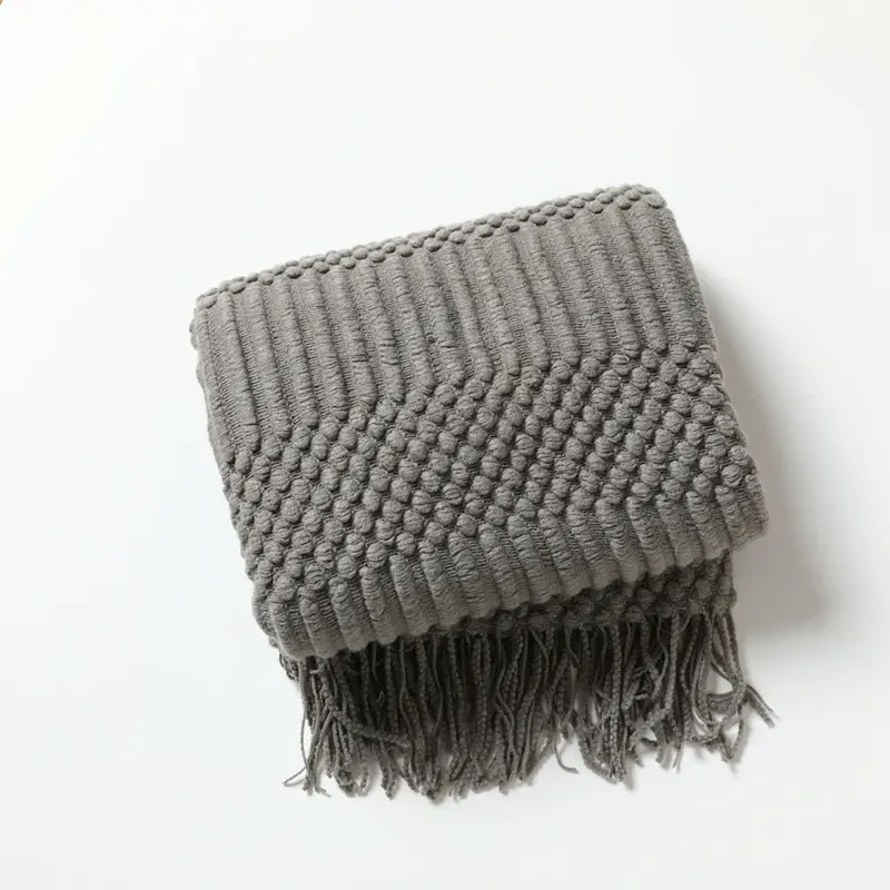 Thumbnail: Farmhouse Knitted Throw Blanket