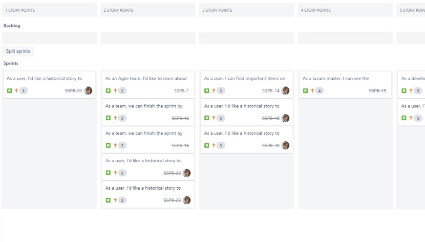 Affinity/Relative Estimation for Jira
