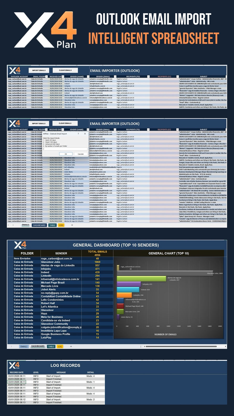 Miniatura: Automated Email Importer for Excel | Save Time & Organize Outlook
