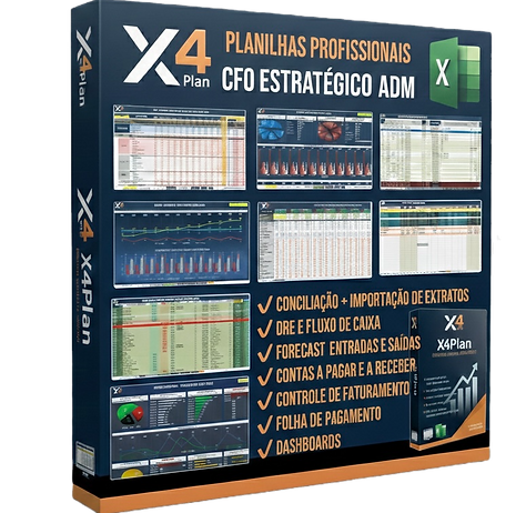 KIT de Planilhas Profissionais Gestao Financeira CFO Diretor