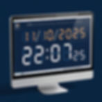 Wallpare Digital Clock Desktop Download - X4Plan