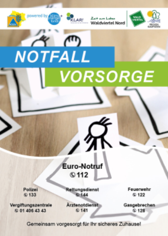 Vorschau: Notfallvorsorgefolder - Deutsch