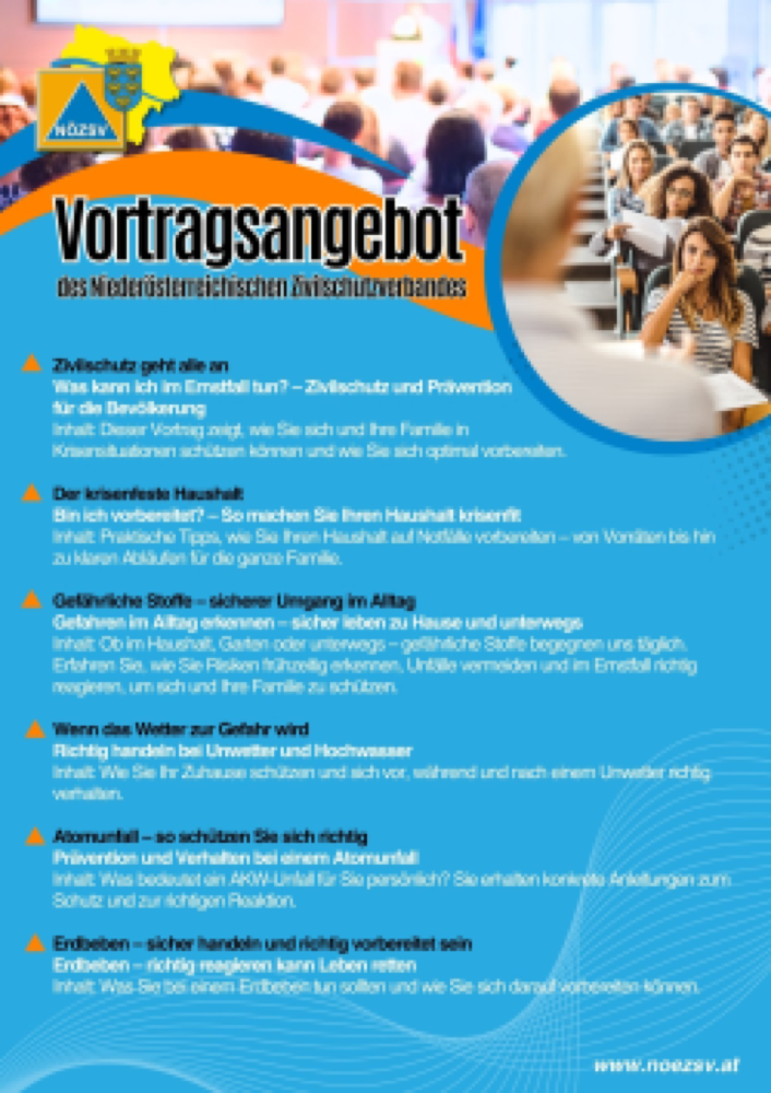 Vorschau: Unser Vortragsangebot