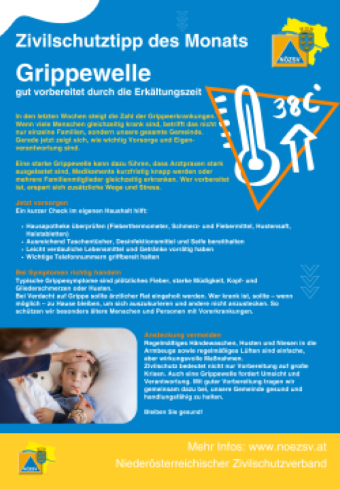 Vorschau: Pressekit - Grippewelle