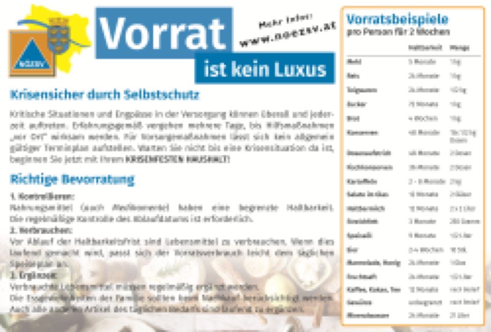 Vorschau: Vorrat - Inserat - Querformat