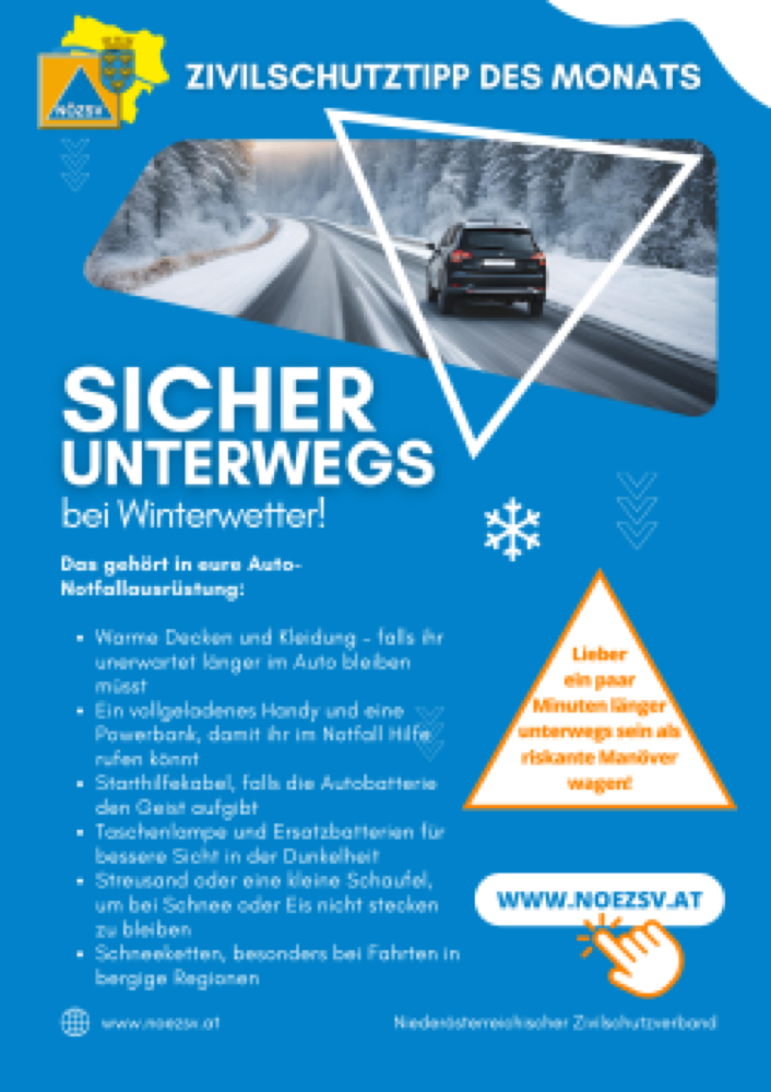 Vorschau: Pressekit - Sicher unterwegs bei Winterwetter