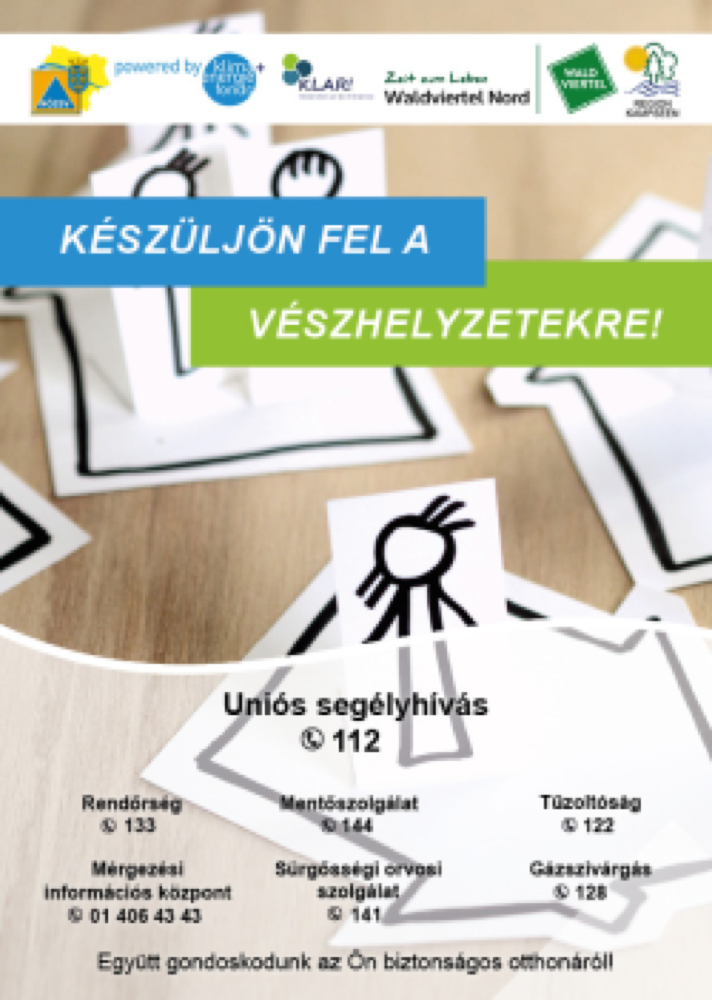 Vorschau: Notfallvorsorgefolder Ungarisch - KÉSZÜLJÖN FEL A VÉSZHELYZETEKRE!