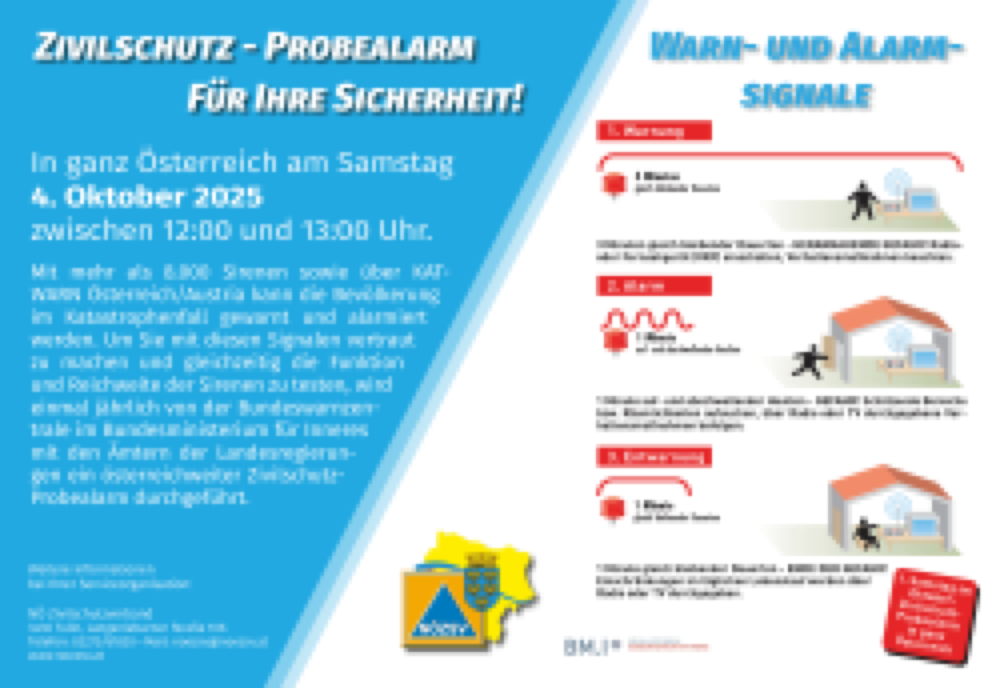 Vorschau: Zivilschutz-Probealarm 2026 - Querformat