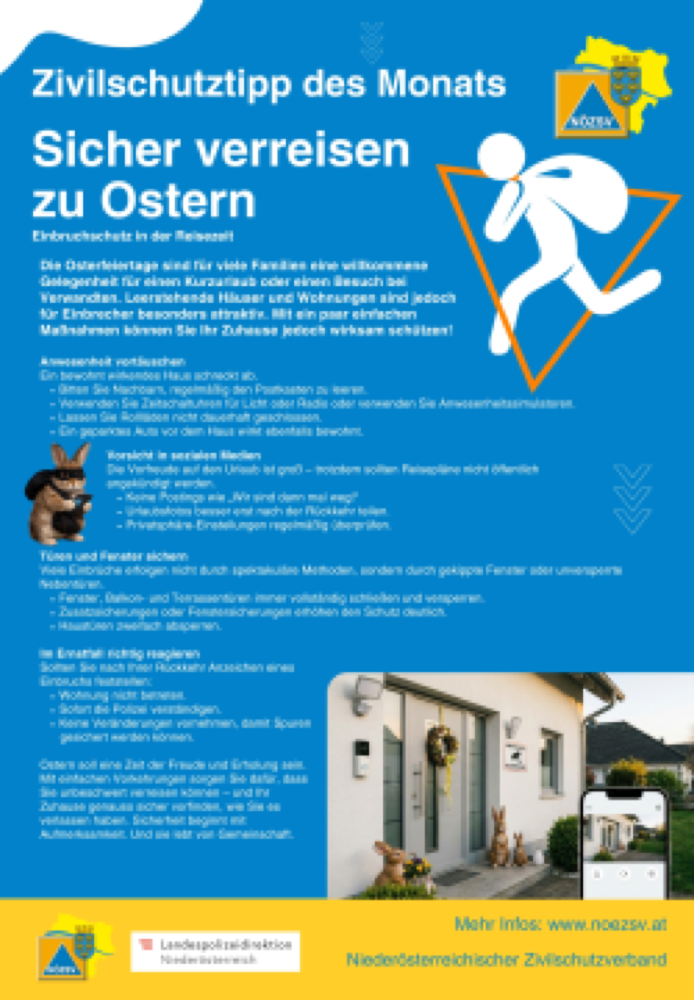 Vorschau: Pressekit - Sicher verreisen zu Ostern