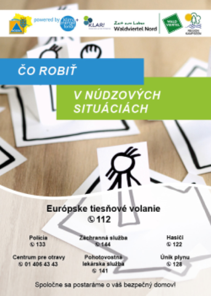 Vorschau: Notfallvorsorgefolder Slowakisch - CO ROBIT V NÚDZOVÝCH