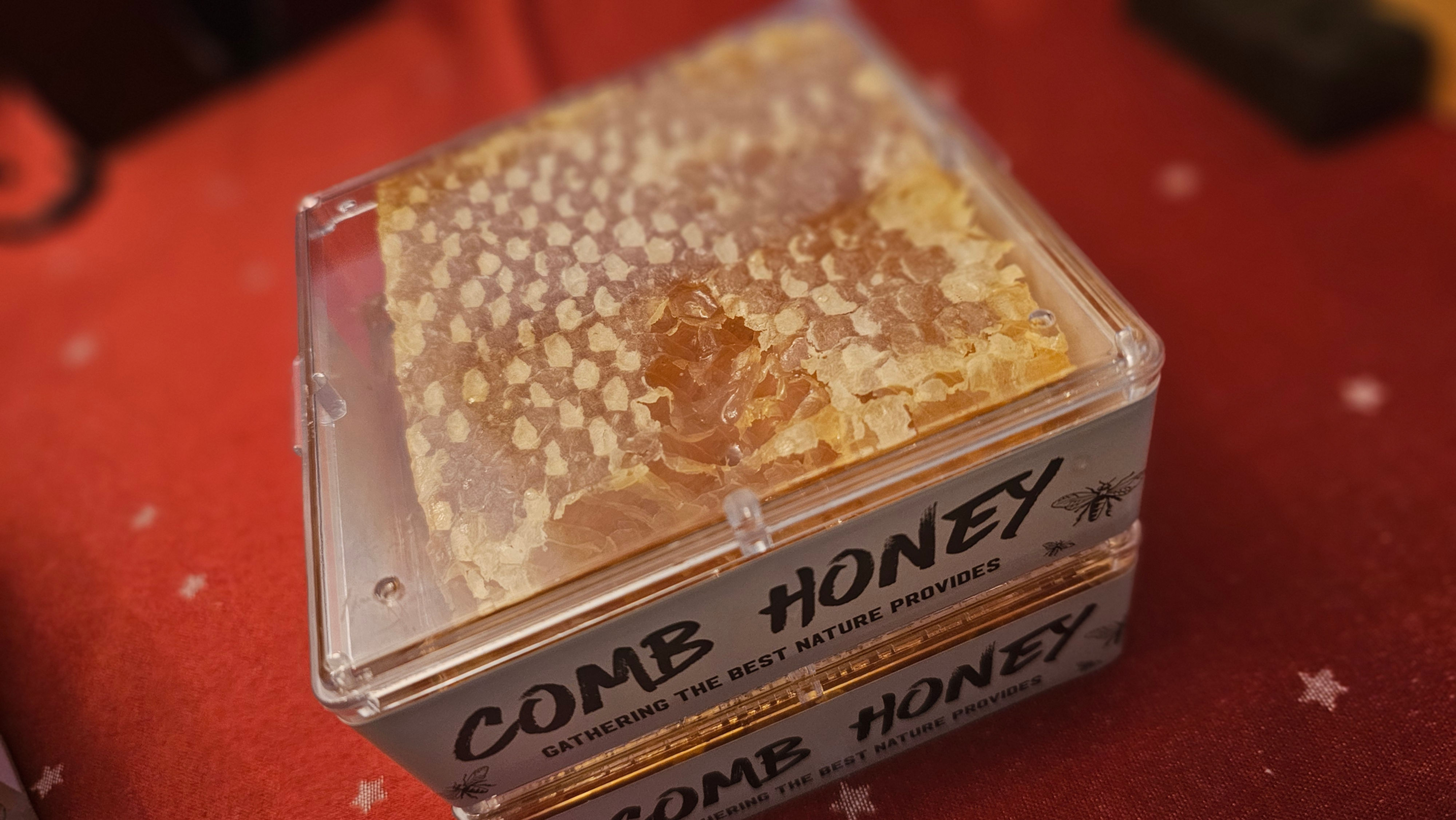 Raw honeycomb