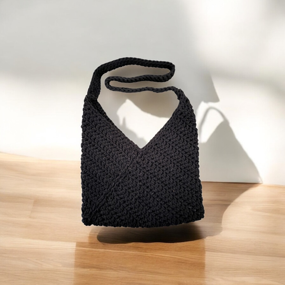 Black crossbody bag.