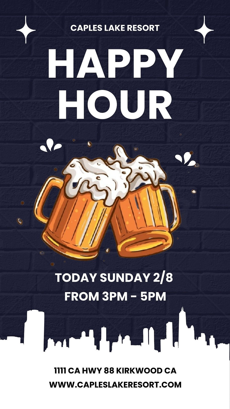 Happy Hour at Caples Lake Resort