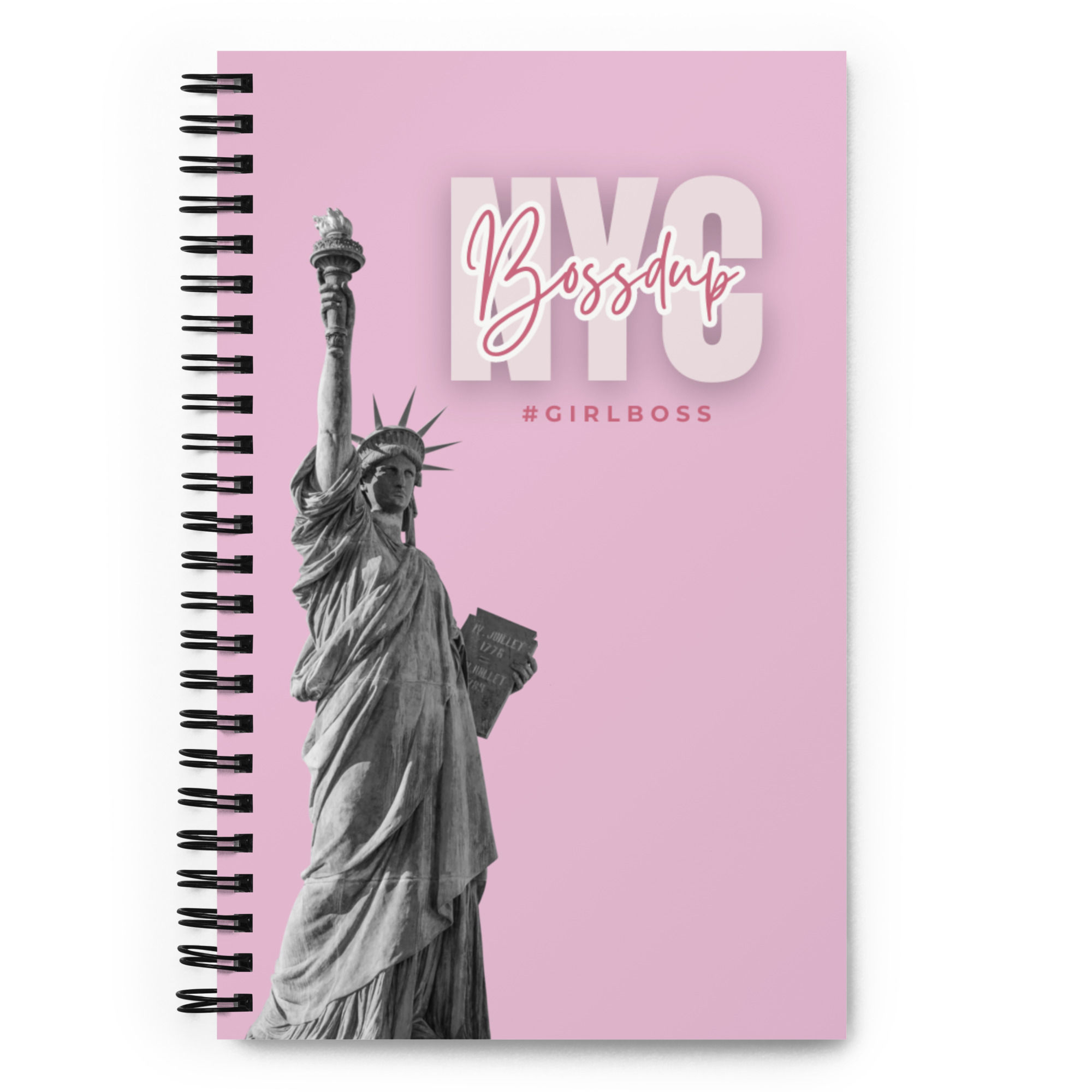 NYC Girl BOss Spiral notebook