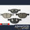 Thumbnail: Brake Pads Front (380mm discs) Jaguar XKR 5.0 V8 S/C (2010-14) FERODO - C2D3801