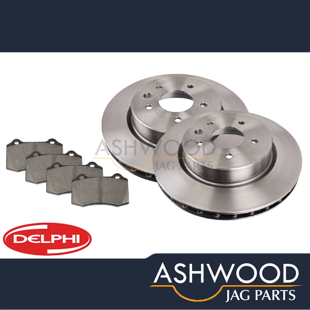 Jaguar X100 XK8 XKR 4.2 V8 ('03-06) Non-Drilled Rear Brake Kit (330mm) [Brembo]