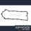 Thumbnail: Cam Cover Gasket (L/H) Jaguar XE 5.0 V8 (2015-) - C2D3525