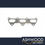 Thumbnail: Exhaust Manifold Gasket Rear Jaguar XJ6 XJR 3.2 4.0 (1995-97) - NBC2909AA