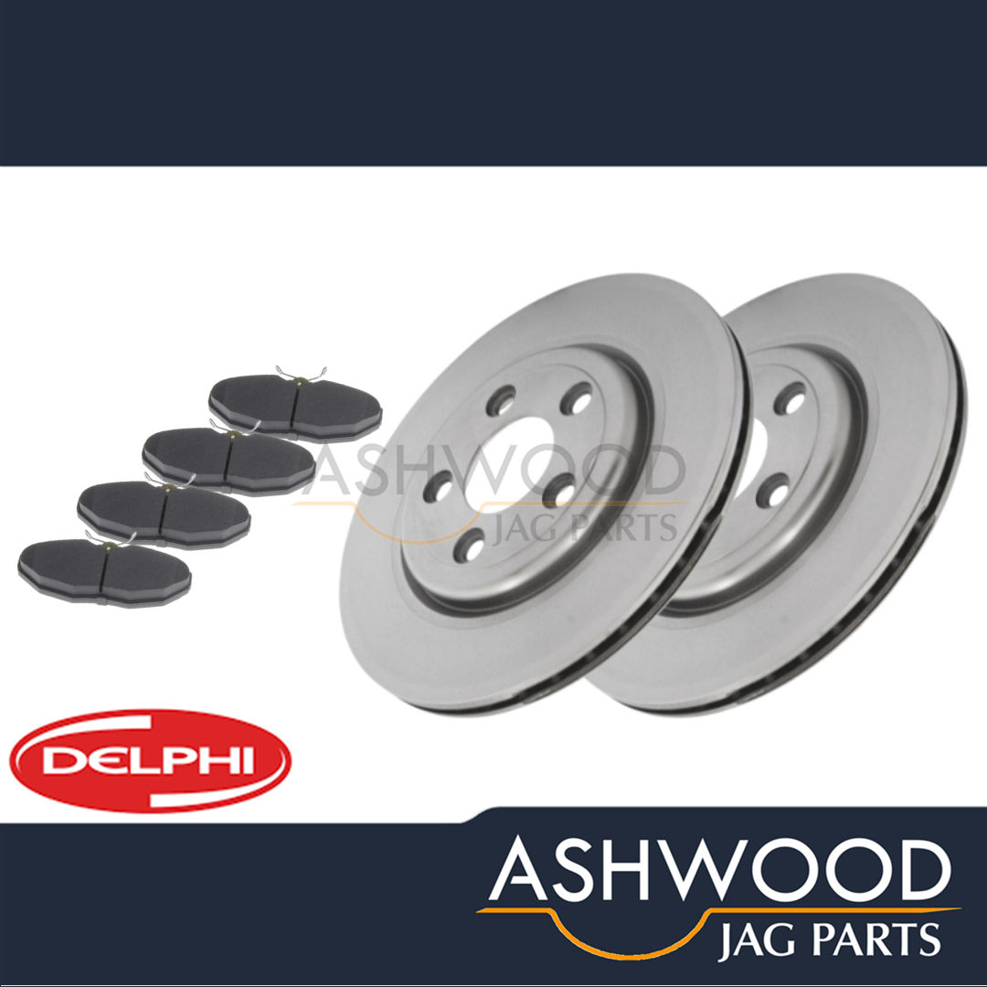Jaguar XJ X350 (2003-05) Rear Brake Kit (288mm) DELPHI Pads