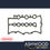 Thumbnail: Cam Cover Gasket (LH/RH) Jaguar XF 2.7 3.0 Diesel (2009-15) CORTECO - C2Z19938