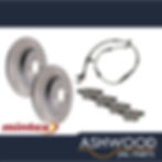 Jaguar XE 2.0 Diesel RWD (2015-19) Rear Brake Kit (300mm) MINTEX Pads