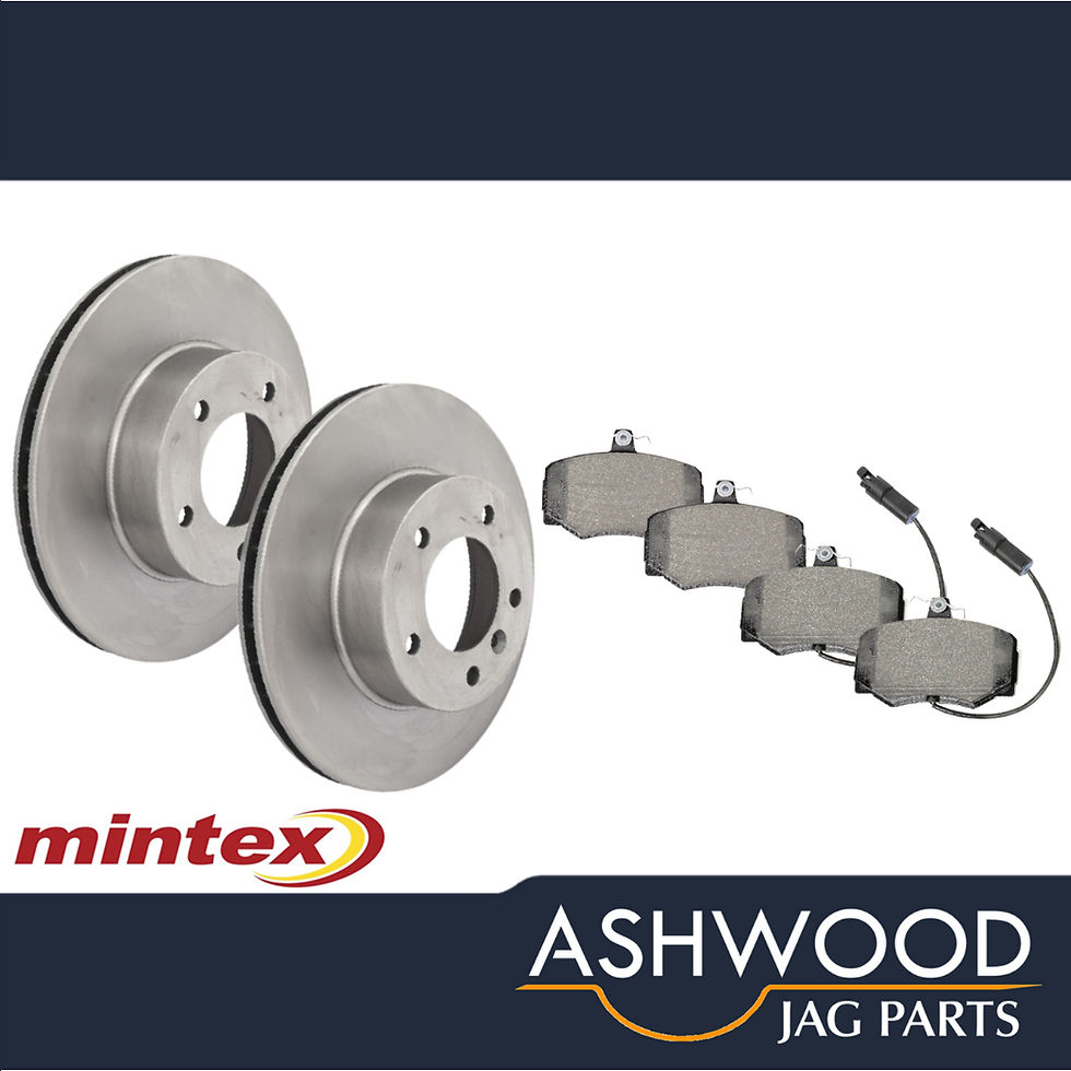 Jaguar XJ40 XJ6 ('87-89) Front Brake Kit (295mm) ['D' Connector] MINTEX Pads