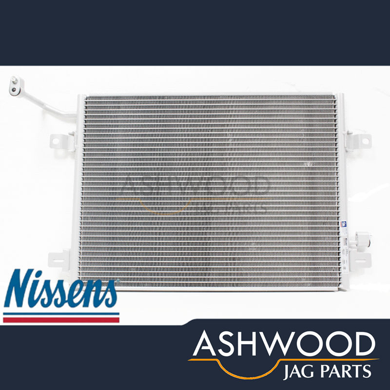 A/C Condenser Jaguar XJ8 XJR 3.2 4.0 V8 ('98-'03) NISSENS OEM - MNC7390AC