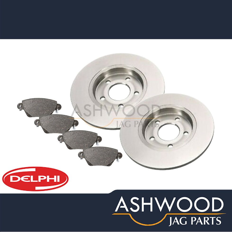 Jaguar X-Type (2001-05) Rear Brake Kit DELPHI Pads (to 2005)