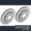 Thumbnail: Rear Brake Discs x2 (288mm) Jaguar S-type ('99-'05) -XR858224