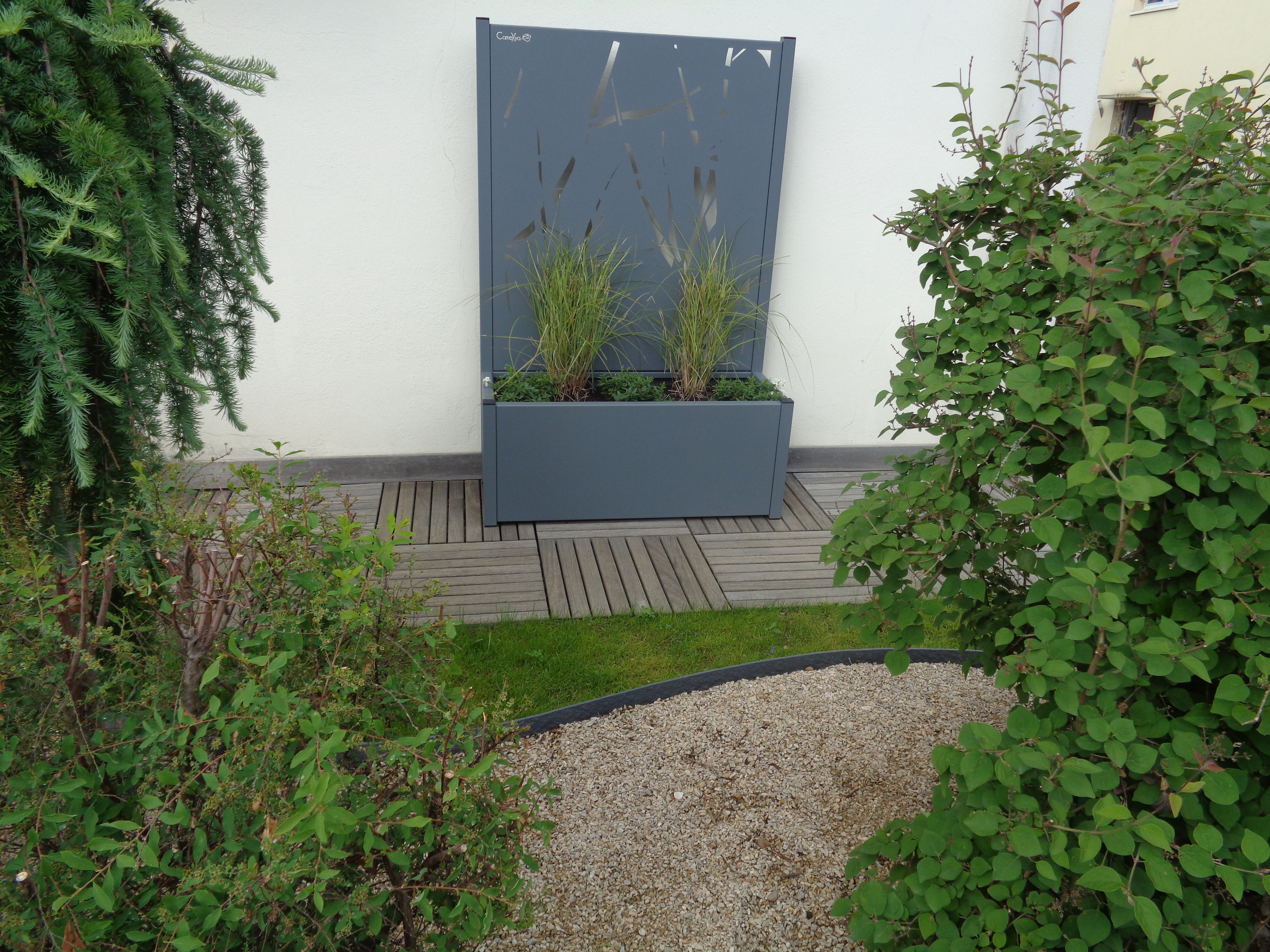 Jardinière TWINGS grise CAMELLYA®