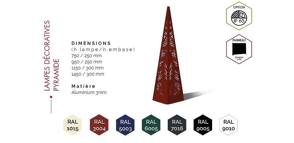 Miniature : Lampe PYRAMIDE