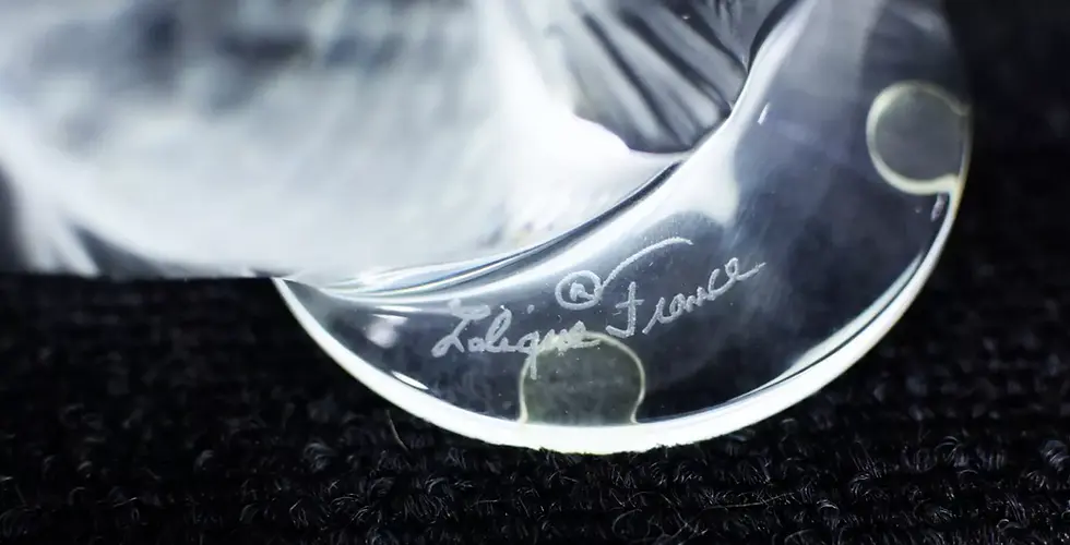 Thumbnail: Lalique Crystal Sculpture Deux Poisson Fish