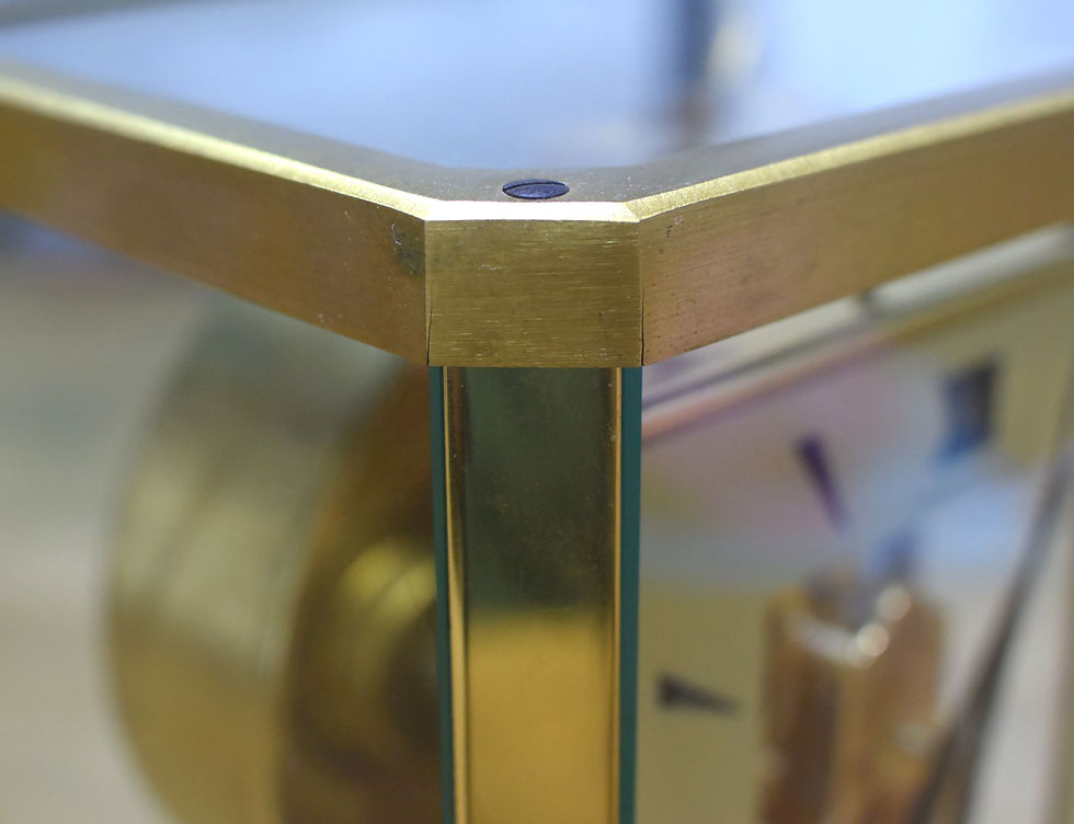 Thumbnail: Jaeger LeCoultre Atmos Clock Gilt Dial