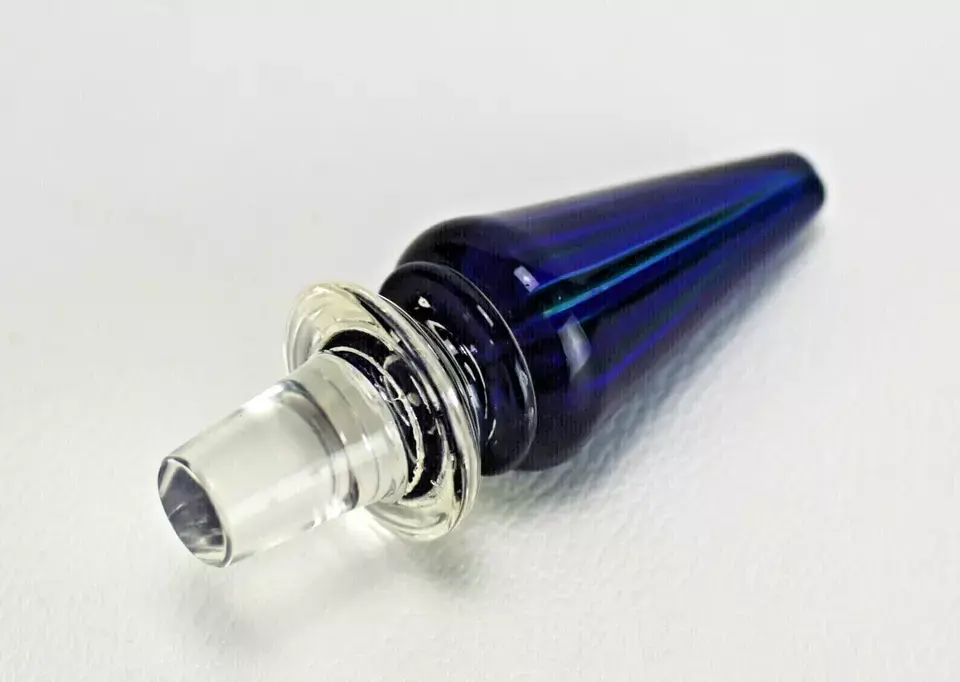 Thumbnail: Venini Bottle Murano Glass Signed Striped Decanter Fulvio Bianconi