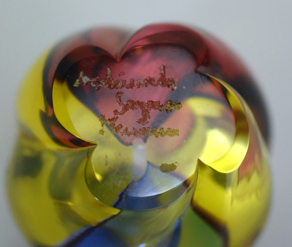 Thumbnail: Murano Glass Perfume Bottle  Tiffany & Co.  Signed by Archimede Seguso