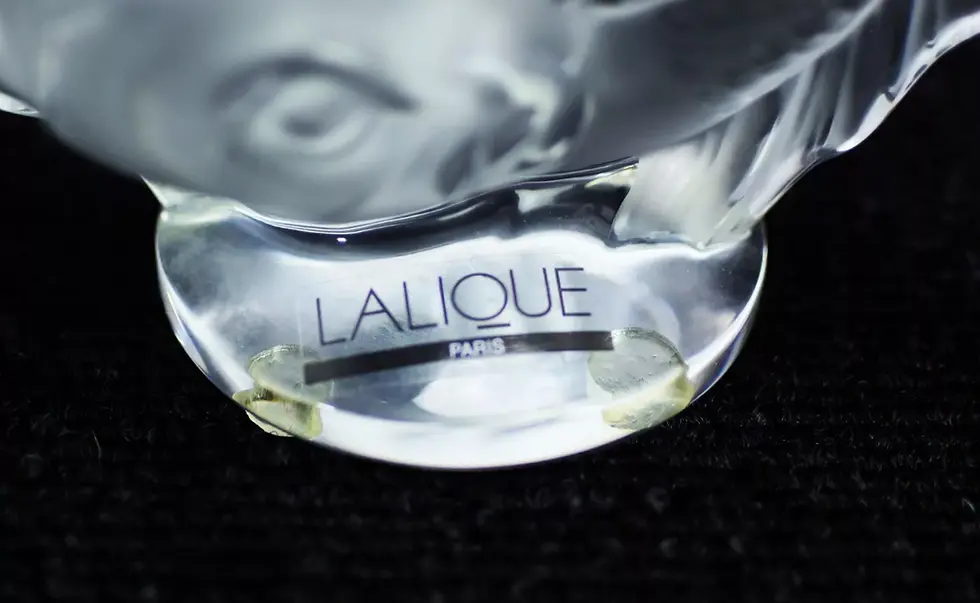 Thumbnail: Lalique Crystal Sculpture Deux Poisson Fish
