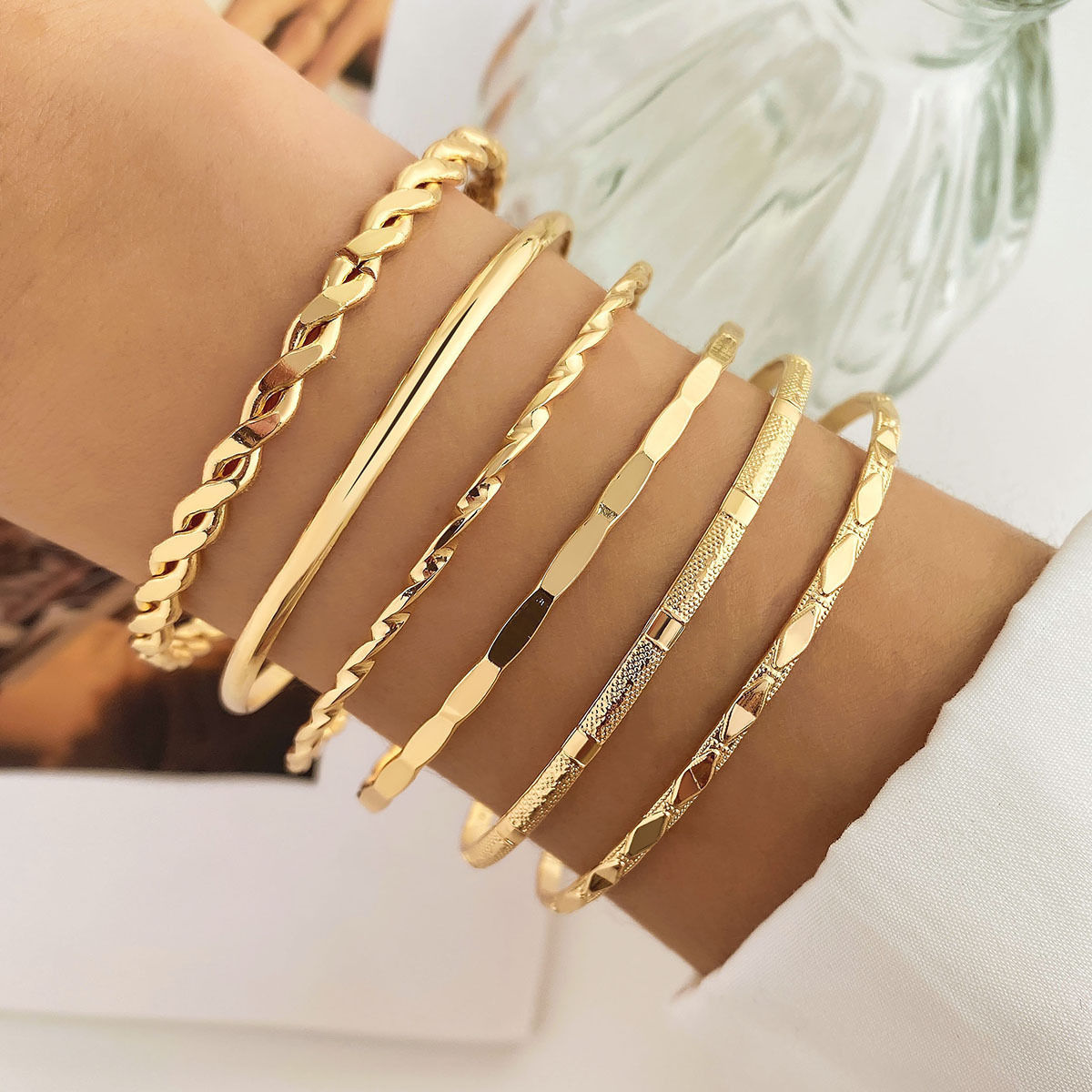 The Aurelia Bangle Stack